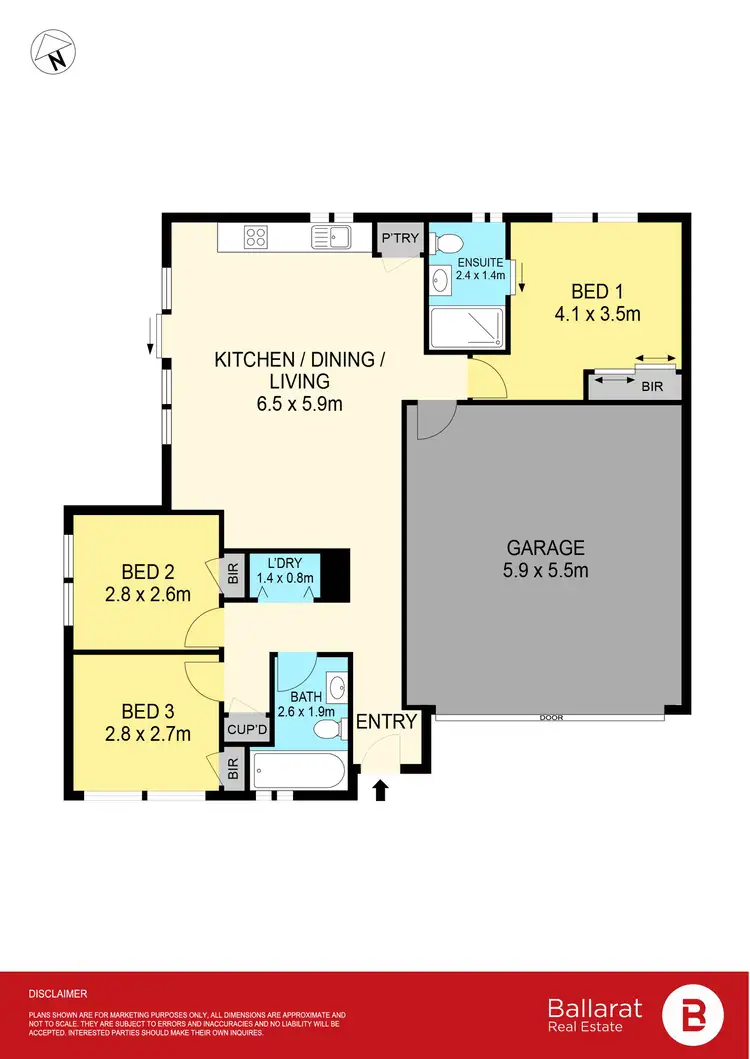 Floorplan of Homely house listing, 18 Cadillac Way, Smythes Creek VIC 3351