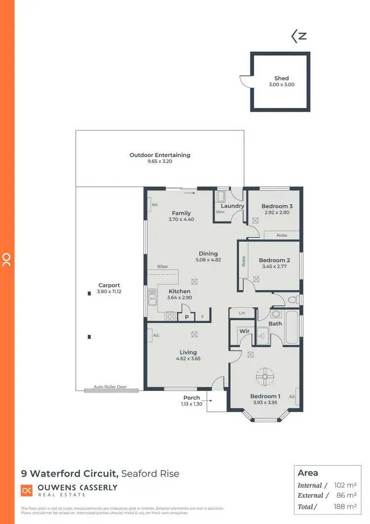 Floorplan of Homely house listing, 9 Waterford Circuit, Seaford Rise SA 5169