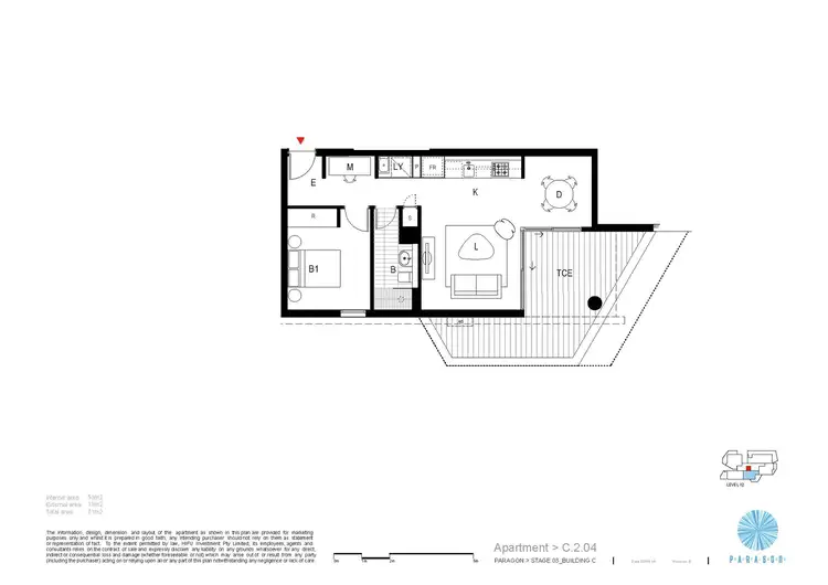 Floorplan of Homely apartment listing, 204/5 Link Road, Zetland NSW 2017