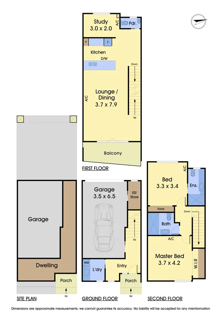 Floorplan of Homely townhouse listing, 5/283 Bell Street, Bellfield VIC 3081
