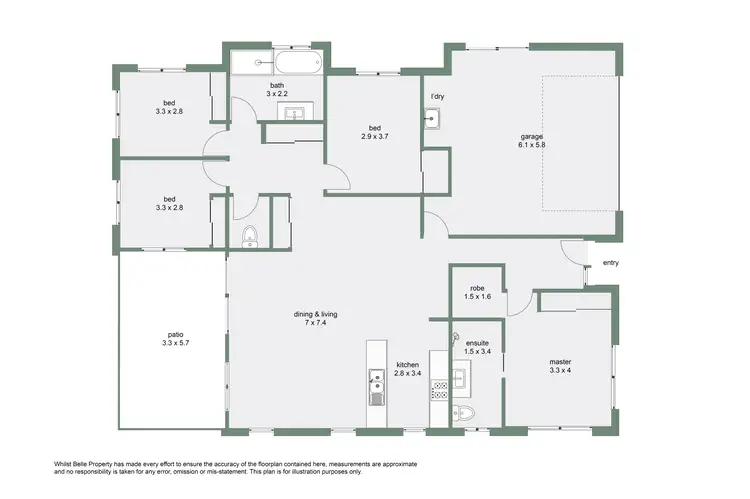 Floorplan of Homely house listing, 6a Fossilbrook Bend, Trinity Park QLD 4879