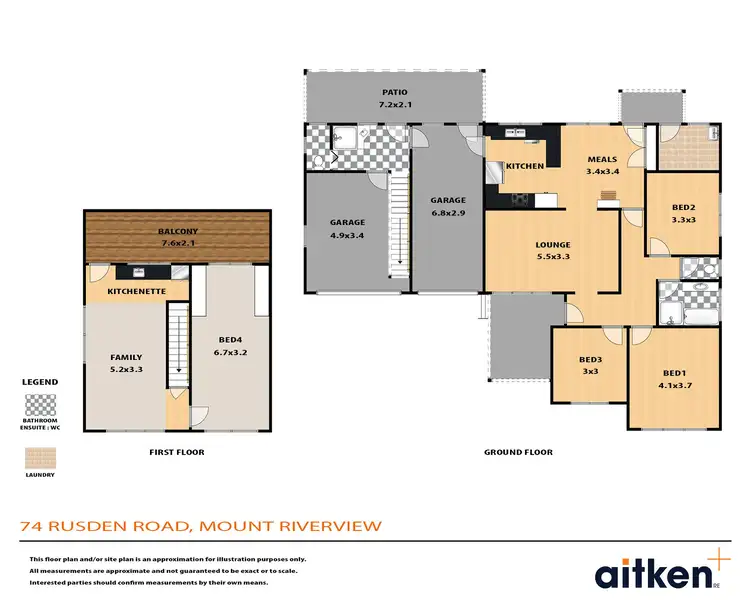 Floorplan of Homely house listing, 74 Rusden Road, Mount Riverview NSW 2774