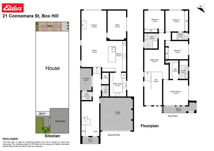 Floorplan of Homely house listing, 21 Connemara Street, Box Hill NSW 2765