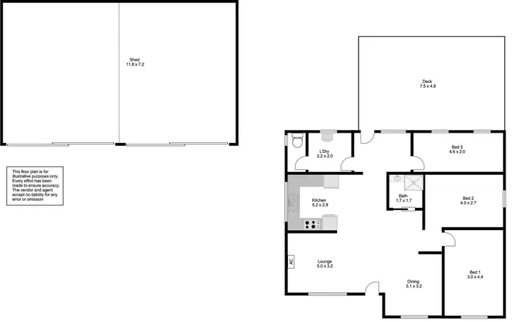 Floorplan of Homely house listing, 57 Eltham Avenue, Port Lincoln SA 5606