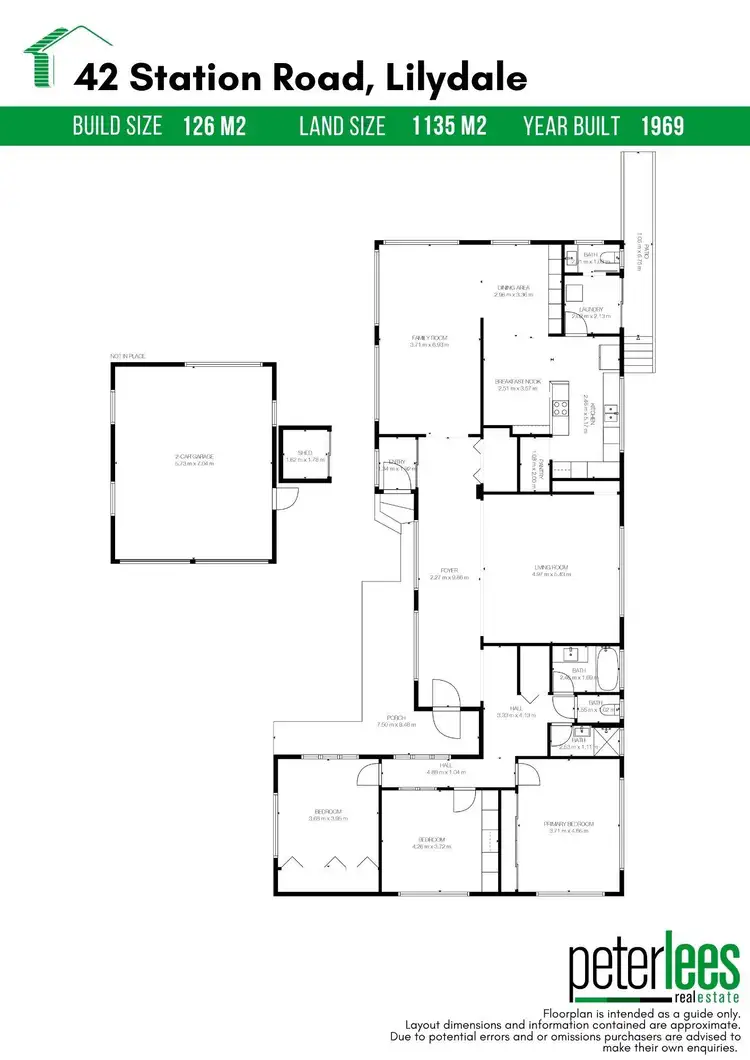 Floorplan of Homely house listing, 42 Station Road, Lilydale TAS 7268