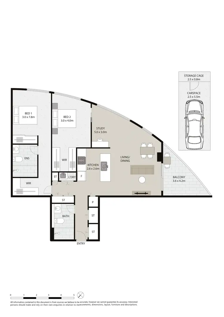 Floorplan of Homely apartment listing, 402/8 Chambers Court, Epping NSW 2121