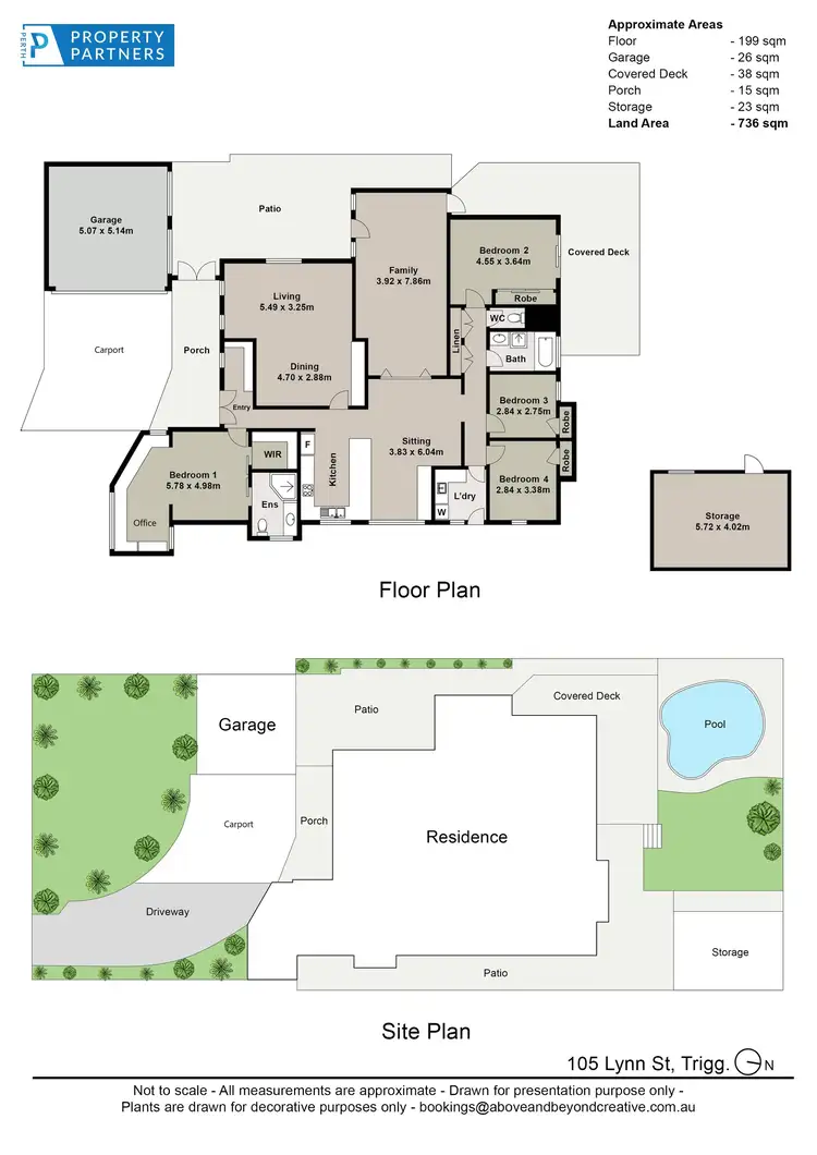 Floorplan of Homely house listing, 105 Lynn Street, Trigg WA 6029