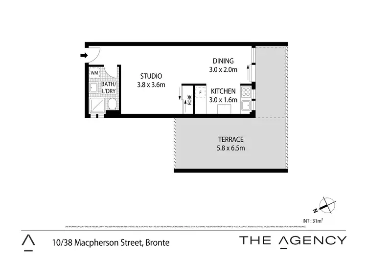 Floorplan of Homely apartment listing, 10/38-40 Macpherson Street, Bronte NSW 2024