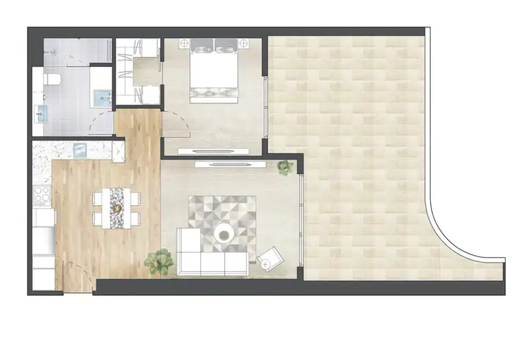 Floorplan of Homely apartment listing, 1204/118 Goodwood Parade, Burswood WA 6100