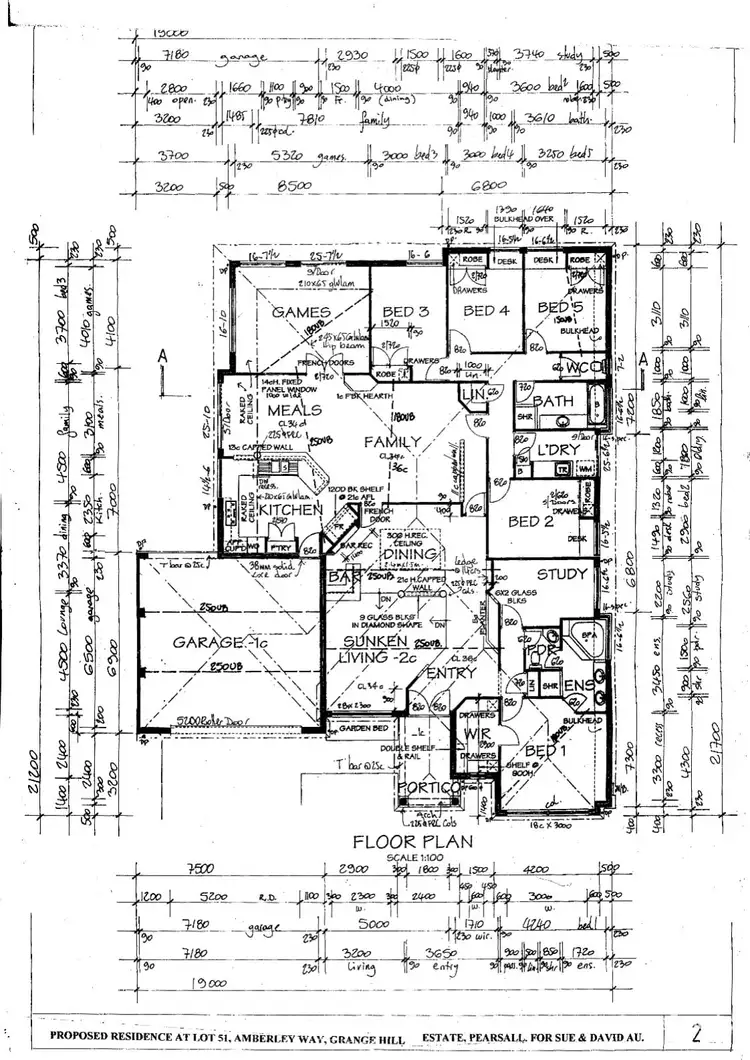 Floorplan of Homely house listing, 45 Amberley Way, Pearsall WA 6065