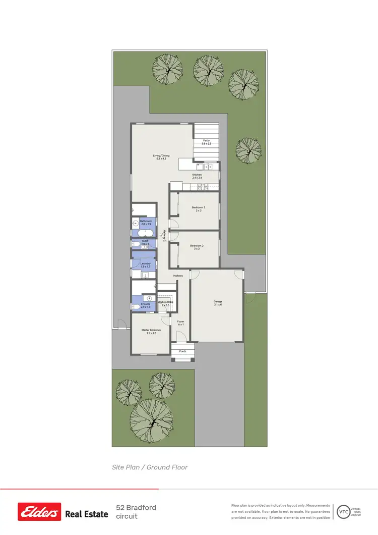 Floorplan of Homely house listing, 52 Bradford Circuit, Dubbo NSW 2830
