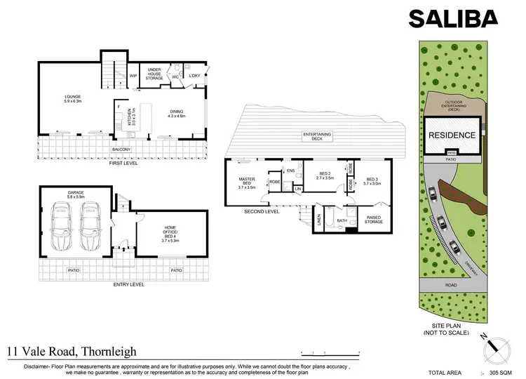 Floorplan of Homely house listing, 11 Vale Road, Thornleigh NSW 2120