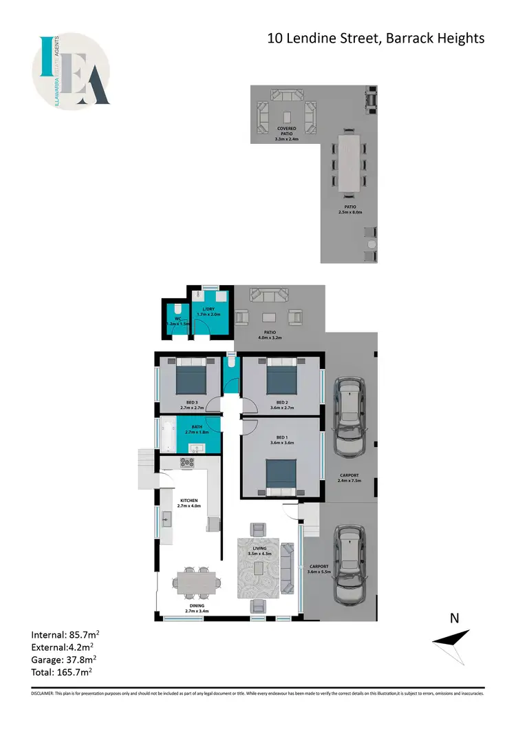 Floorplan of Homely house listing, 10 Lendine Street, Barrack Heights NSW 2528
