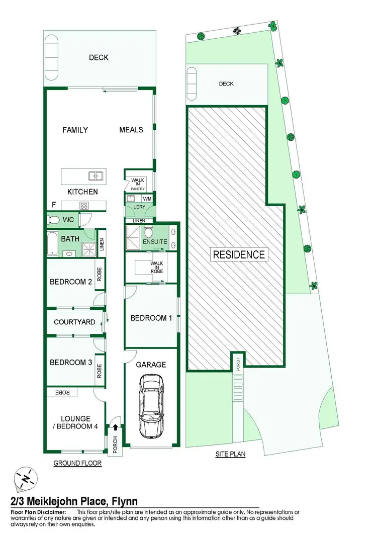 Floorplan of Homely house listing, 2/3 Meiklejohn Place, Flynn ACT 2615