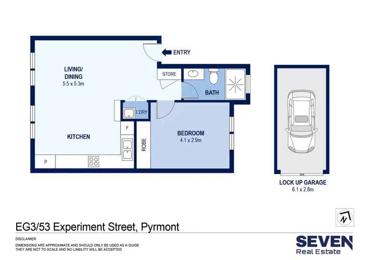 Floorplan of Homely apartment listing, EG3/54 Experiment Street, Pyrmont NSW 2009