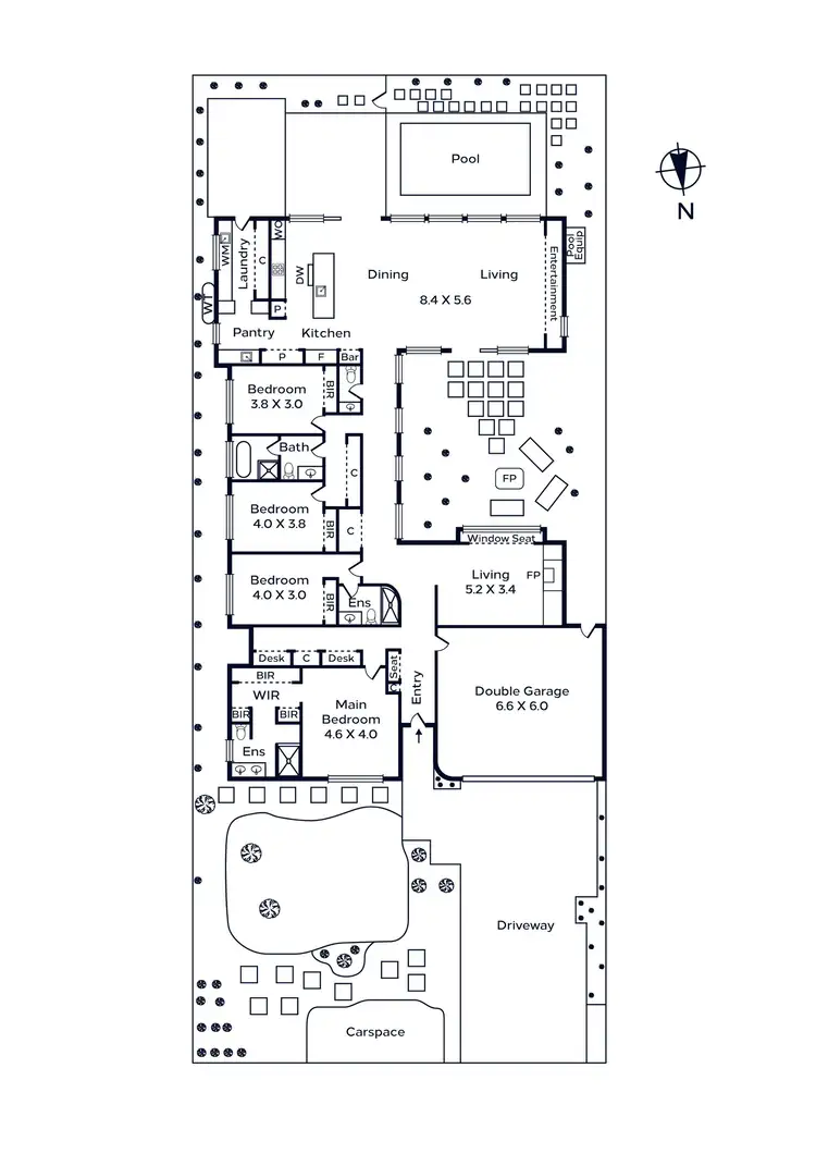 Floorplan of Homely house listing, 3 Madeleine Street, Blairgowrie VIC 3942