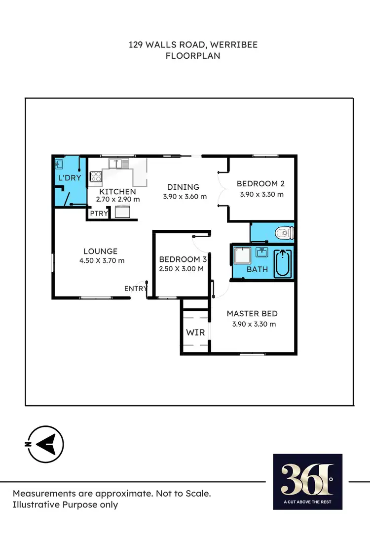 Floorplan of Homely house listing, 129 Walls Road, Werribee VIC 3030