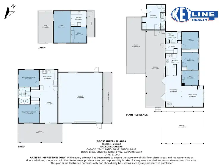 Floorplan of Homely house listing, 8 Carruthers Road, West Woombye QLD 4559