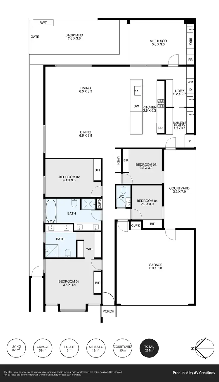 Floorplan of Homely house listing, 1 McNeilly Crescent, Seaton SA 5023