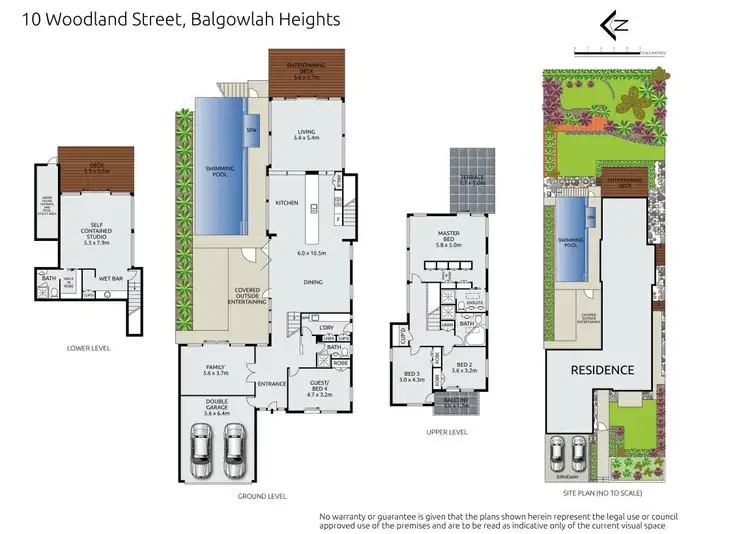 Floorplan of Homely house listing, 10 Woodland Street, Balgowlah Heights NSW 2093