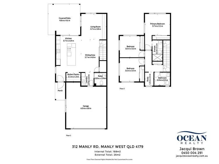 Floorplan of Homely townhouse listing, 27/312 Manly Road, Manly West QLD 4179
