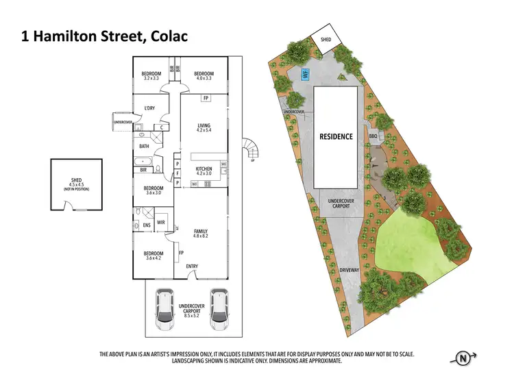 Floorplan of Homely house listing, 1 Hamilton Street, Colac VIC 3250
