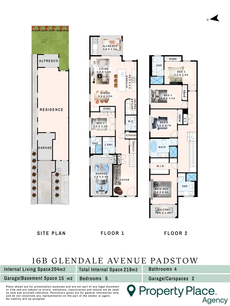 Floorplan of Homely semi-detached listing, 16B Glendale Avenue, Padstow NSW 2211