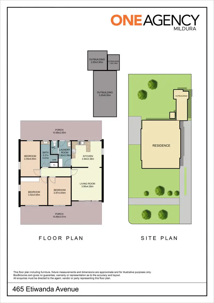 Floorplan of Homely house listing, 465 Etiwanda Avenue, Mildura VIC 3500