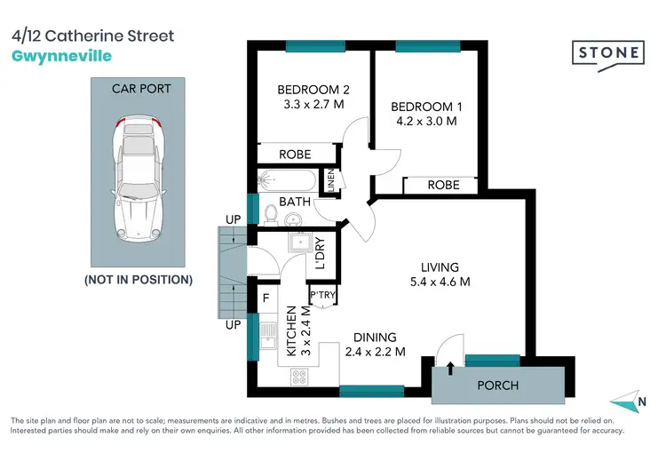 Floorplan of Homely unit listing, 4/12 Catherine Street, Gwynneville NSW 2500