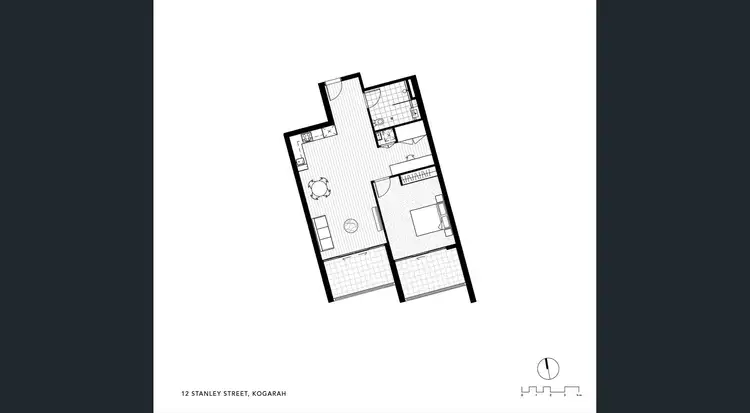 Floorplan of Homely apartment listing, 214/12 Stanley Street, Kogarah NSW 2217