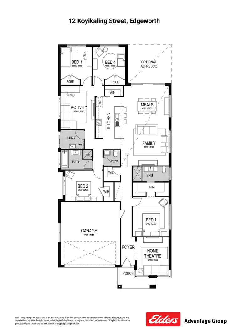 Floorplan of Homely house listing, 12 Koyikaling Street, Edgeworth NSW 2285