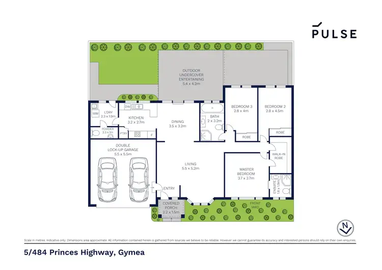 Floorplan of Homely villa listing, 5/484 Princes Highway, Gymea NSW 2227
