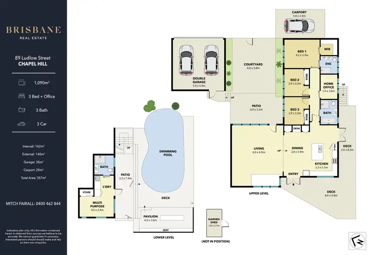 Floorplan of Homely house listing, 89 Ludlow Street, Chapel Hill QLD 4069