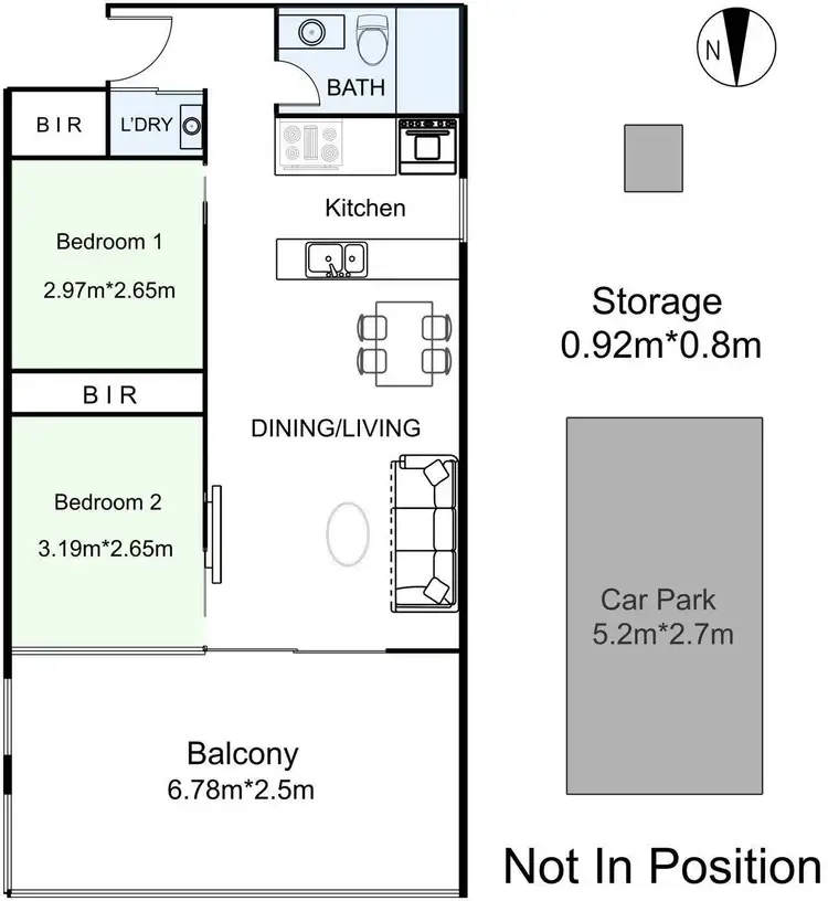 Floorplan of Homely apartment listing, 815/15 Clifton Street, Prahran VIC 3181