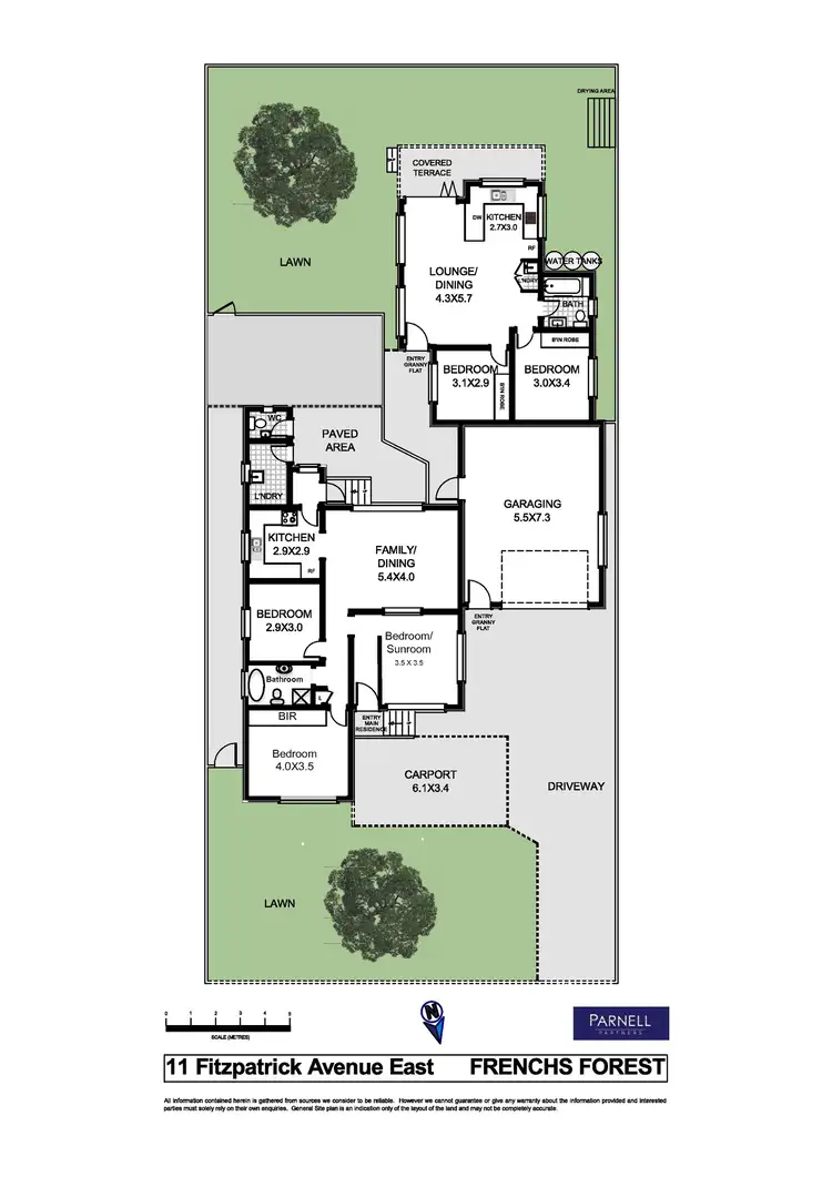 Floorplan of Homely house listing, 11 Fitzpatrick Avenue East, Frenchs Forest NSW 2086