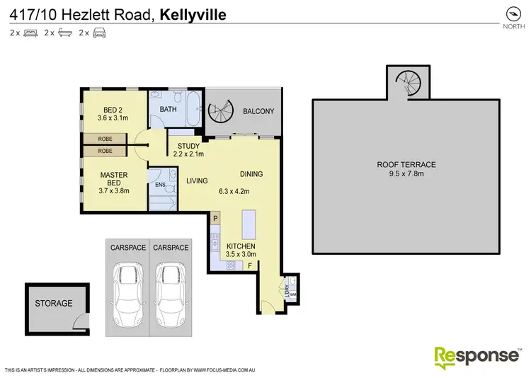 Floorplan of Homely apartment listing, 417/10 Hezlett Road, North Kellyville NSW 2155