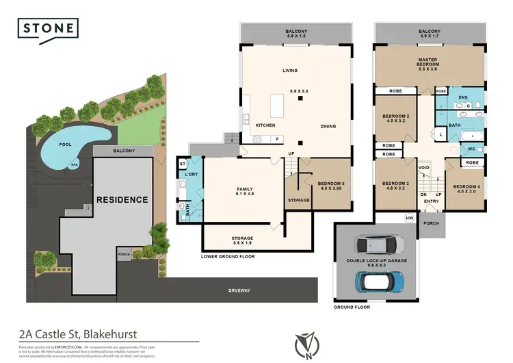 Floorplan of Homely house listing, 2A Castle Street, Blakehurst NSW 2221