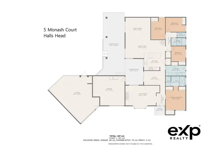 Floorplan of Homely house listing, 5 Monash Court, Halls Head WA 6210