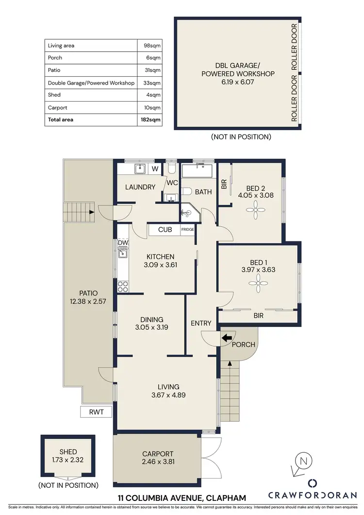 Floorplan of Homely house listing, 11 Columbia Avenue, Clapham SA 5062