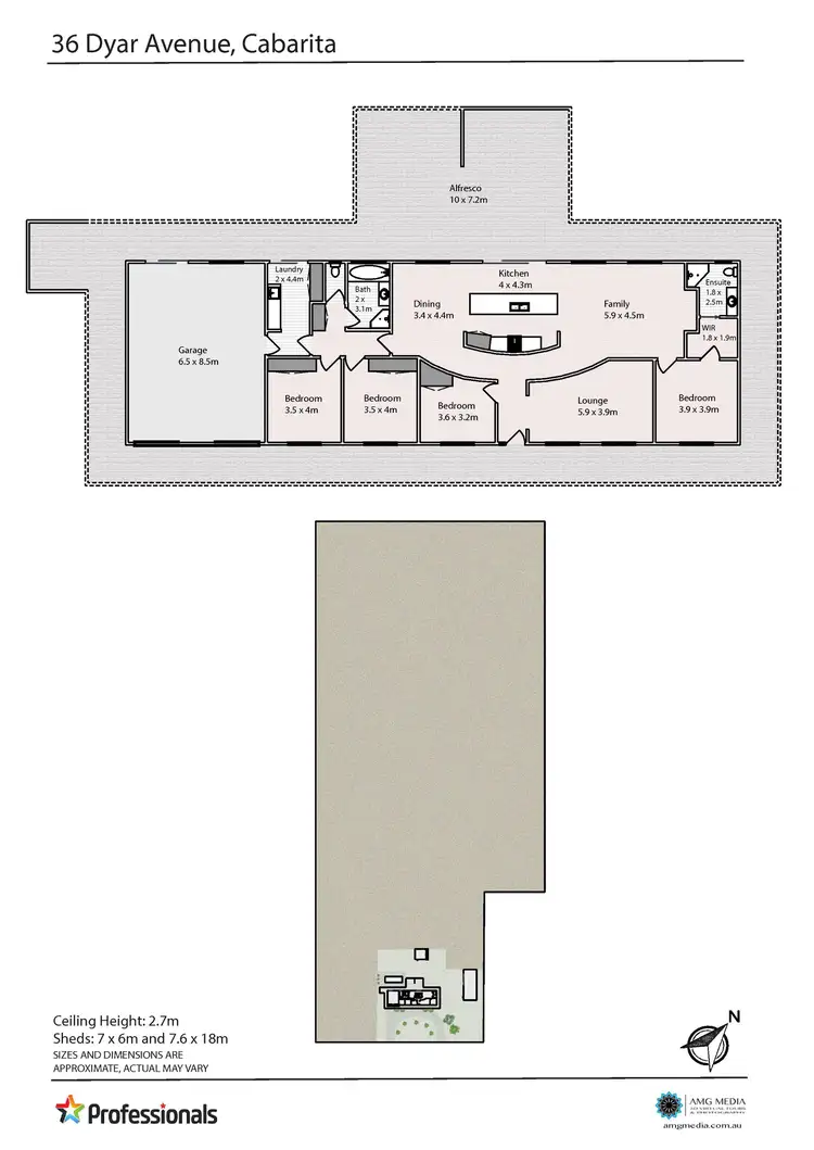 Floorplan of Homely rural property listing, 36 Dyar Avenue, Cabarita VIC 3505