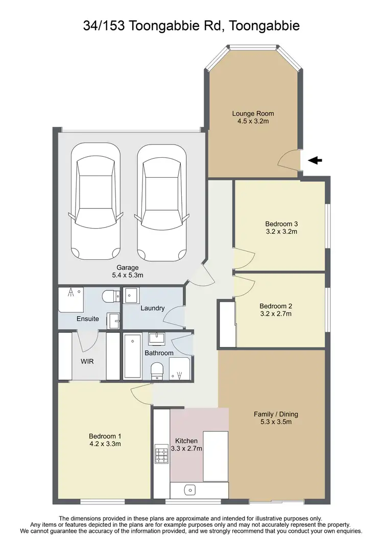 Floorplan of Homely townhouse listing, 34/153 Toongabbie Road, Toongabbie NSW 2146