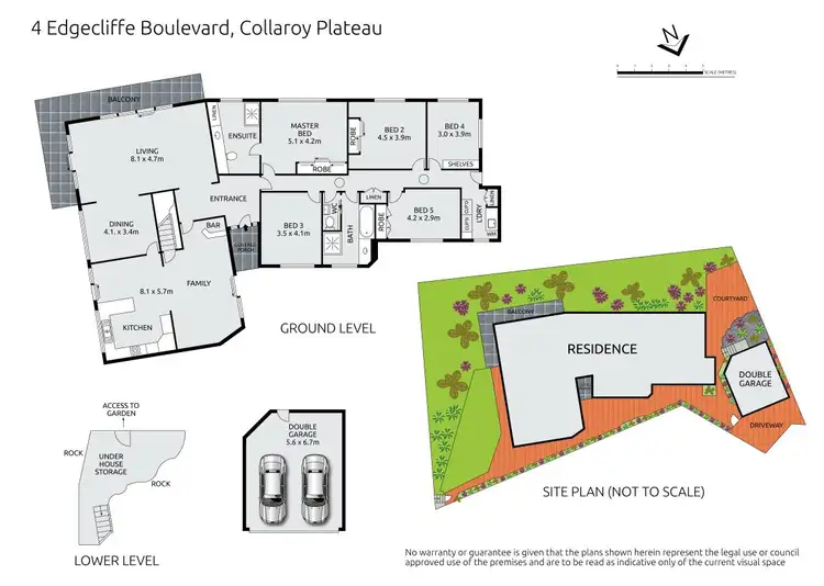 Floorplan of Homely house listing, 4 Edgecliffe Boulevard, Collaroy Plateau NSW 2097