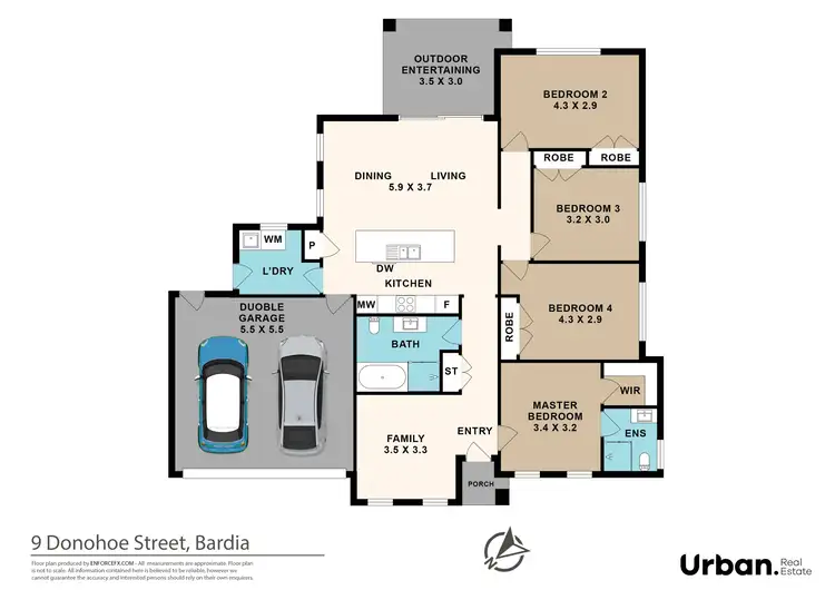 Floorplan of Homely house listing, 9 Donohoe Street, Bardia NSW 2565
