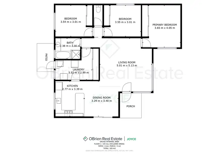 Floorplan of Homely house listing, 77B Edwards Street, Wangaratta VIC 3677
