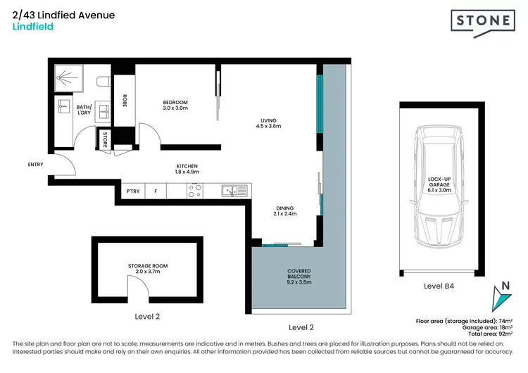 Floorplan of Homely apartment listing, 2/43 Lindfield Avenue, Lindfield NSW 2070