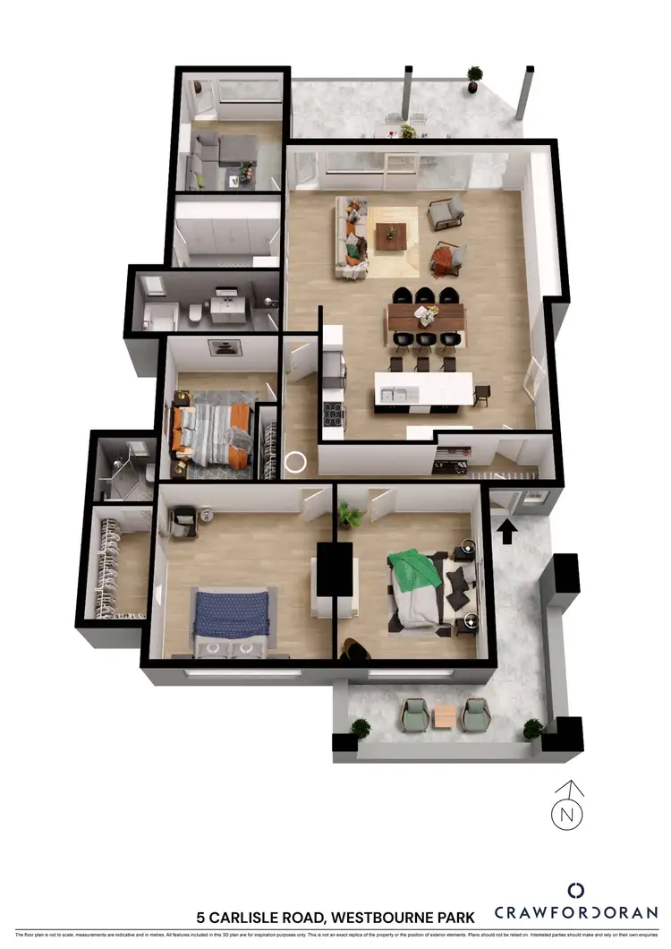 Floorplan of Homely house listing, 5 Carlisle Road, Westbourne Park SA 5041