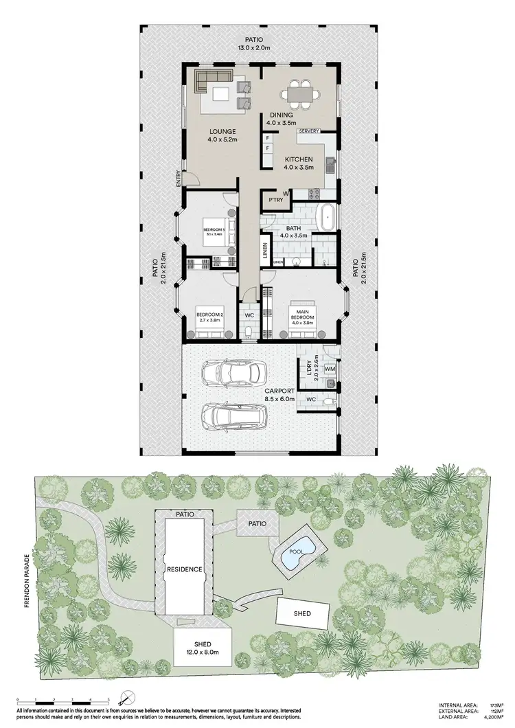 Floorplan of Homely house listing, 12 Frendon Parade, Mount Low QLD 4818