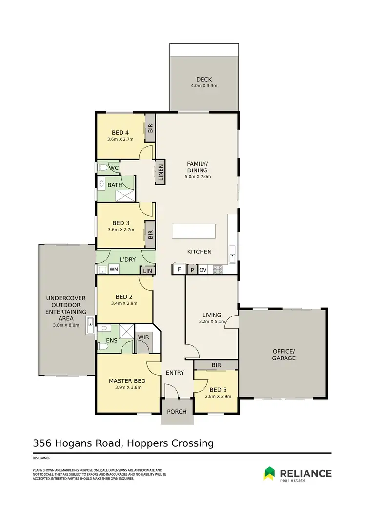 Floorplan of Homely house listing, 356 Hogans Road, Hoppers Crossing VIC 3029