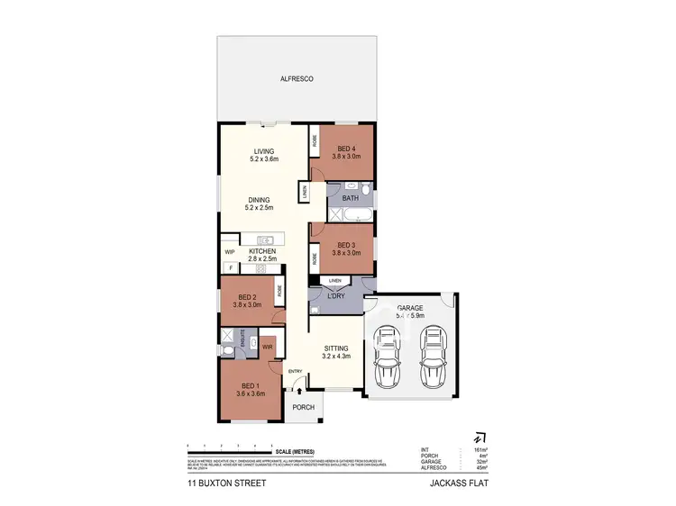 Floorplan of Homely house listing, 11 Buxton Street, Jackass Flat VIC 3556