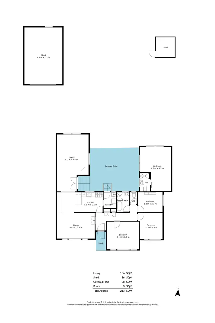 Floorplan of Homely house listing, 50 Folkestone Road, South Brighton SA 5048